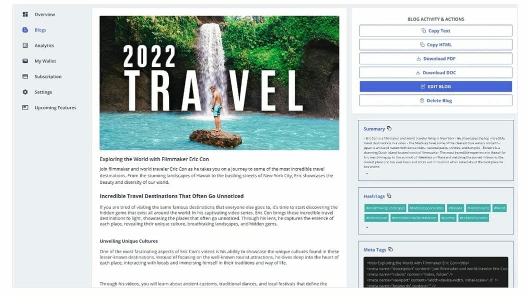 Buy Software Apps Blogify Lifetime Deal content 4