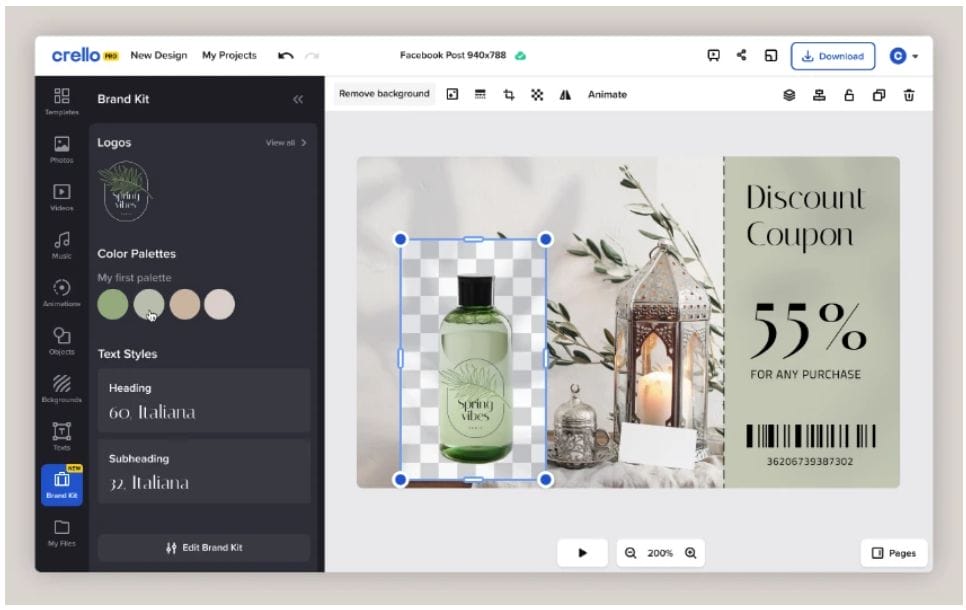Buy Software Apps Crello Lifetime Deal content 3