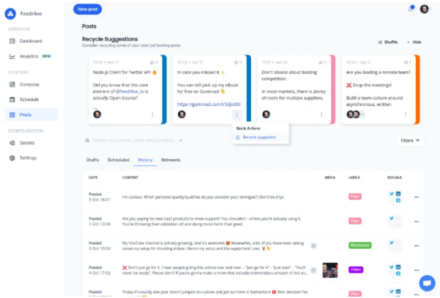 Buy Software Apps FeedHive Lifetime Deal content 2