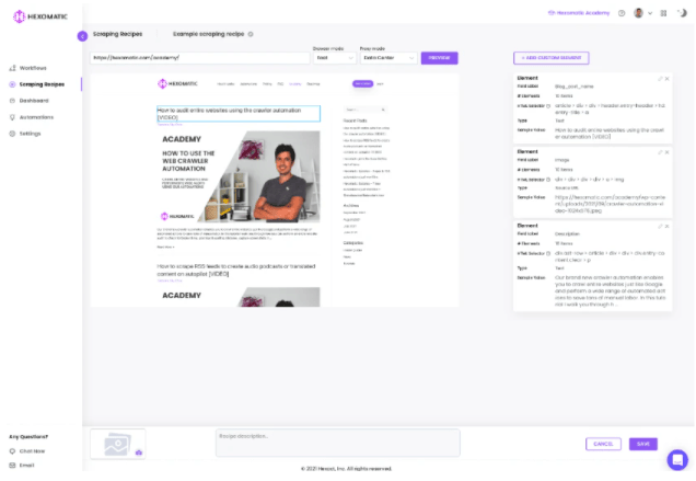 Buy Software Apps Hexomatic Lifetime Deal content 3