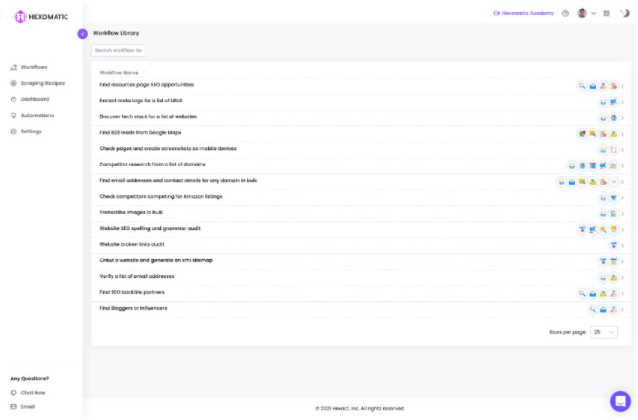 Buy Software Apps Hexomatic Lifetime Deal content 4
