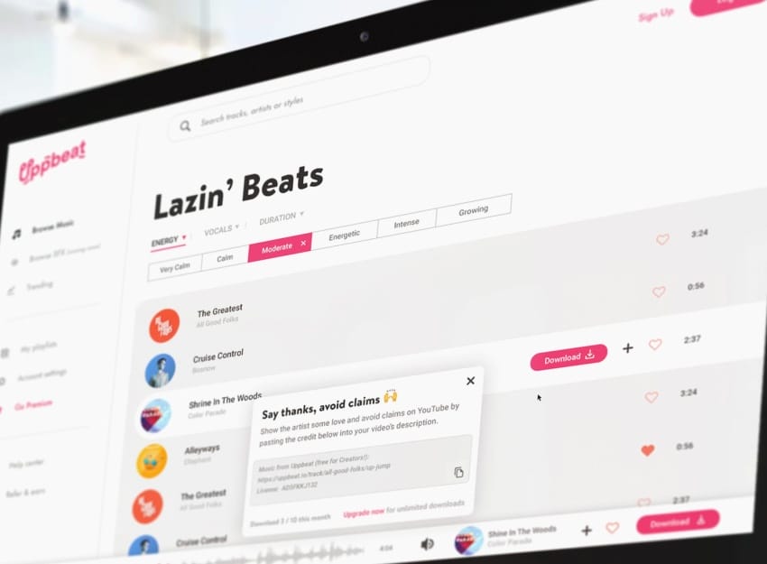 Buy Software Apps Uppbeat Lifetime Deal content 3
