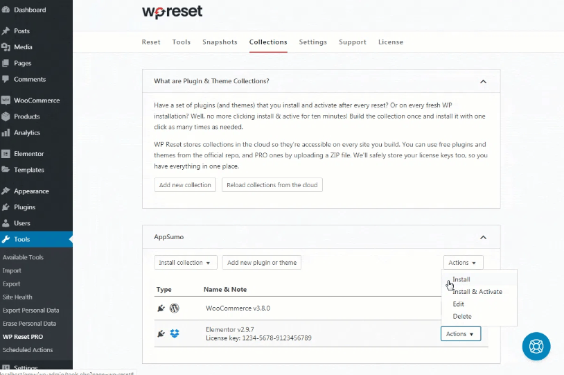 Buy Software Apps WP Reset Team Plan Lifetime Deal content 1