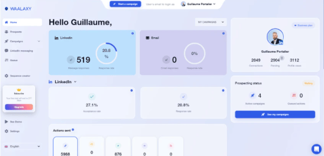 Buy Software Apps Waalaxy Lifetime Deal content 2