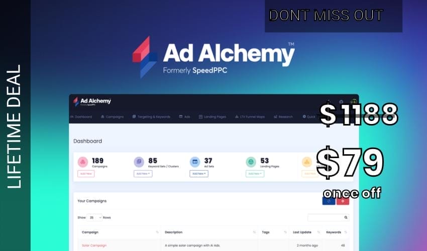 Ad Alchemy Lifetime Deal for $79