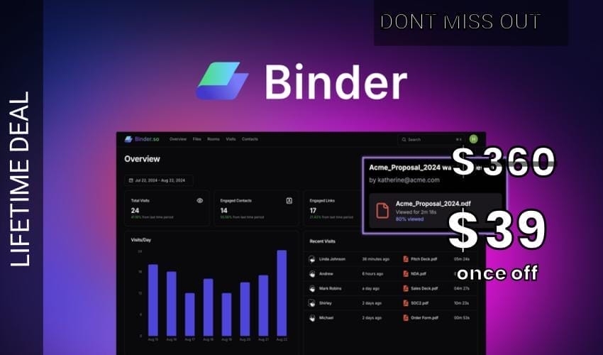 Binder Lifetime Deal for $39