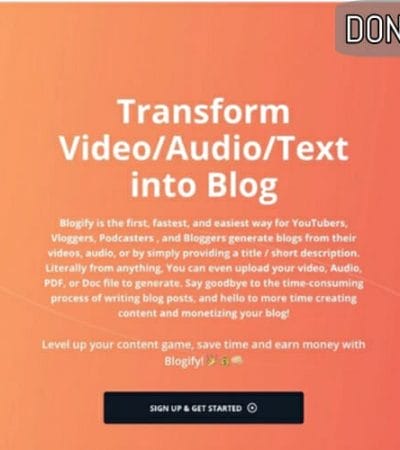Blogify Lifetime Deal for $69