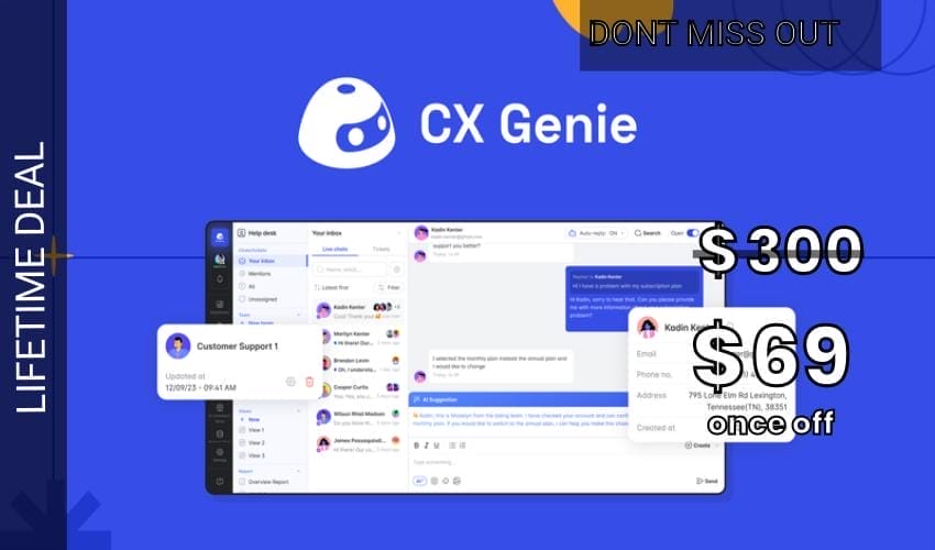 CX Genie Lifetime Deal for $69