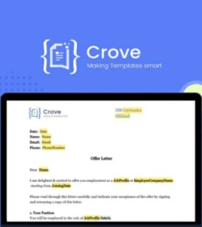 Crove Lifetime Deal for $79