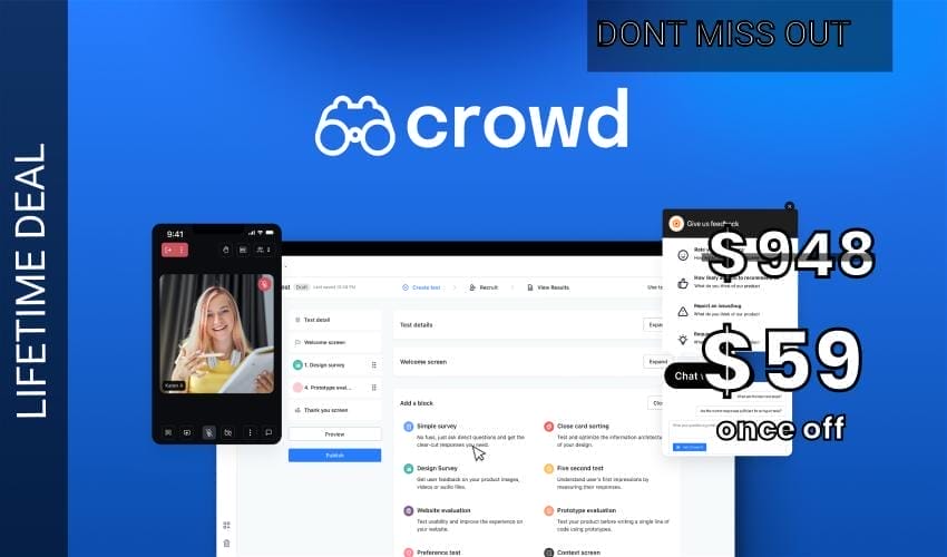 Crowd Lifetime Deal for $59
