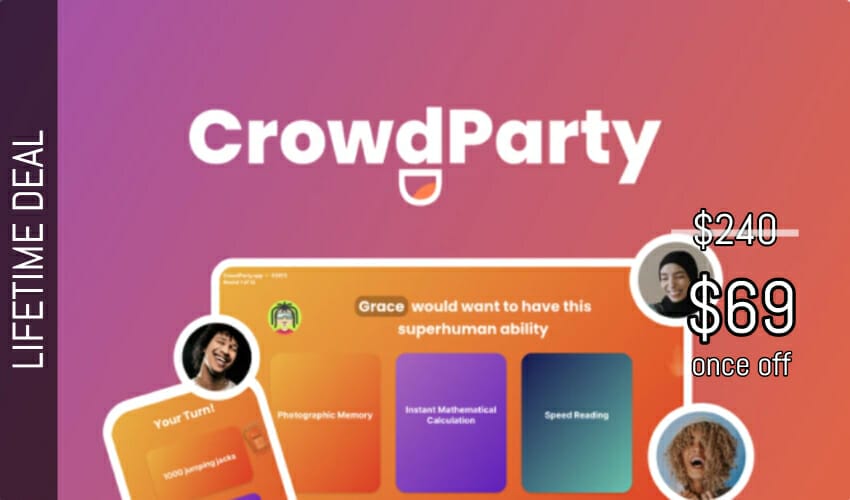 CrowdParty Lifetime Deal for $69