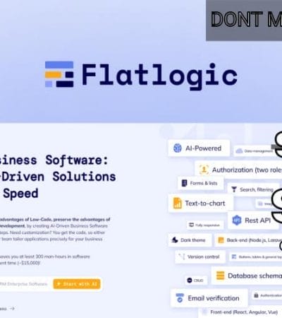 Flatlogic Generator Lifetime Deal for $49