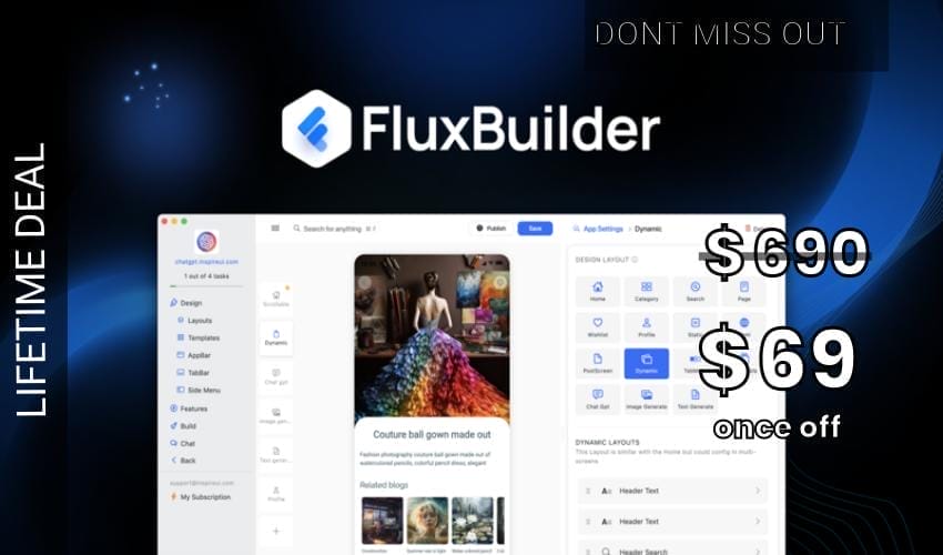 FluxBuilder Lifetime Deal for $69