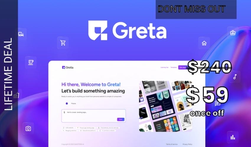 Greta Lifetime Deal for $59