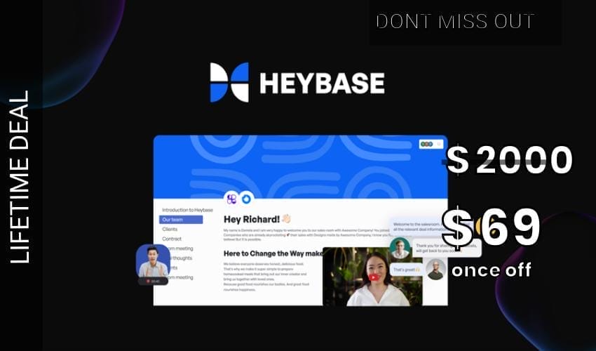 Heybase Lifetime Deal for $69