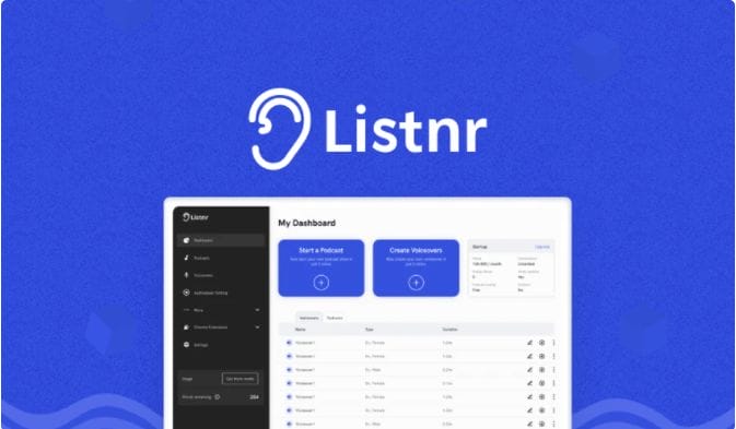 Listnr Lifetime Deal for $79