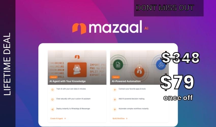Mazaal AI Lifetime Deal for $79