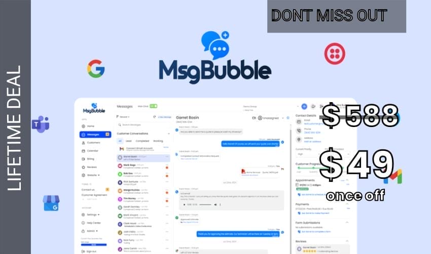MsgBubble Lifetime Deal for $49