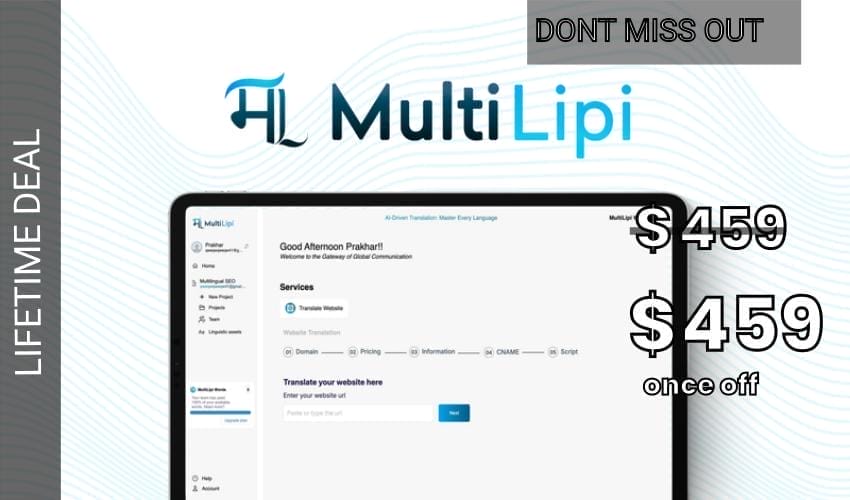 MultiLipi Lifetime Deal for $459