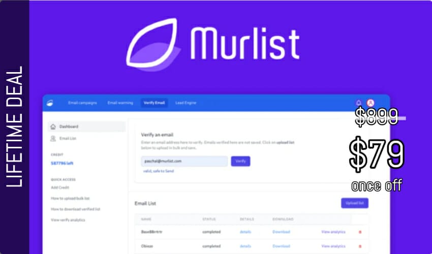 Murlist Lifetime Deal for $79