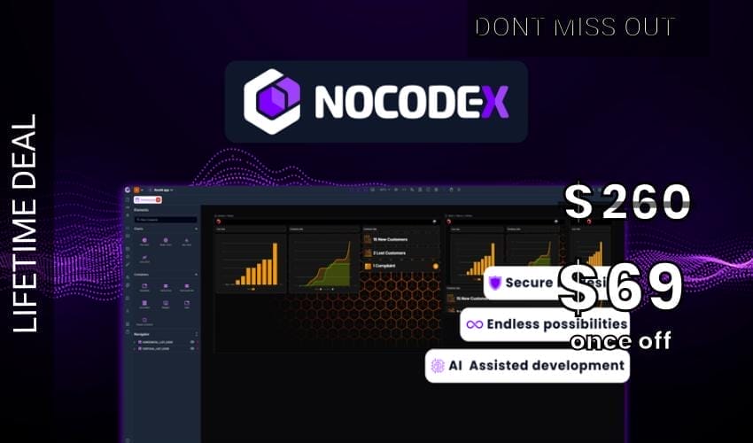 NoCode-X Lifetime Deal for $69