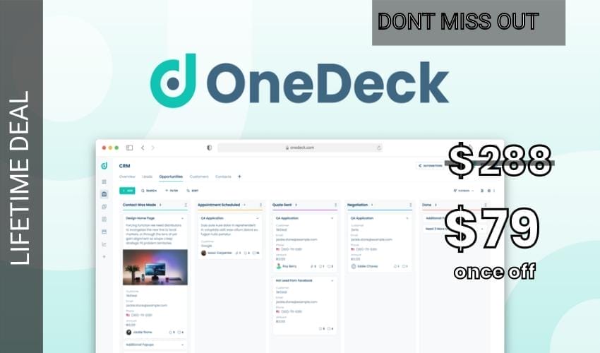 OneDeck Lifetime Deal for $79