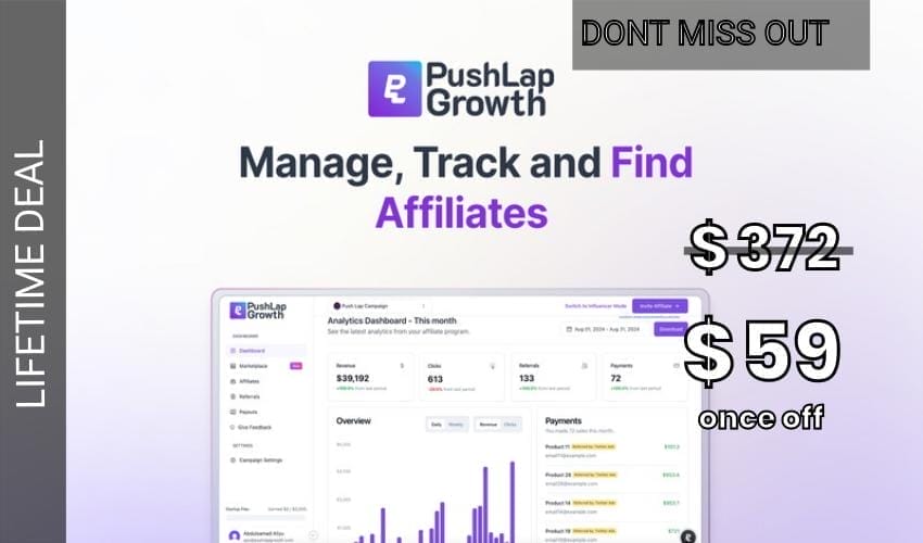 Push Lap Growth Lifetime Deal for $59