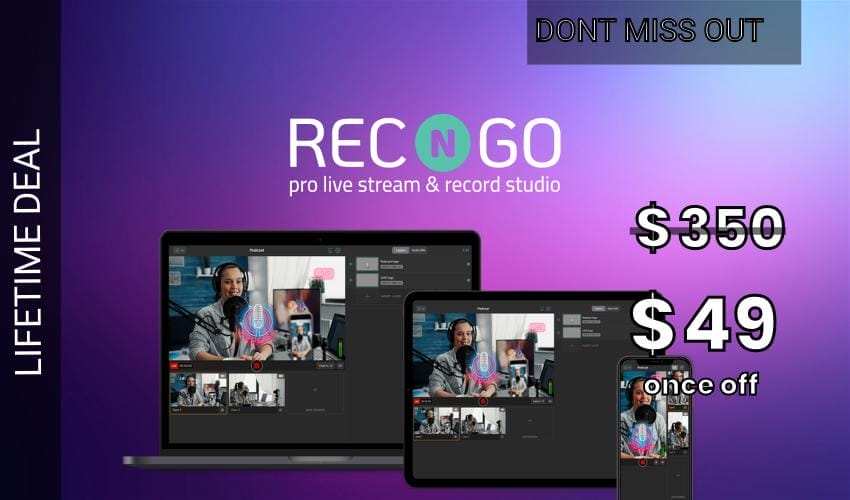 RECnGO Lifetime Deal for $49