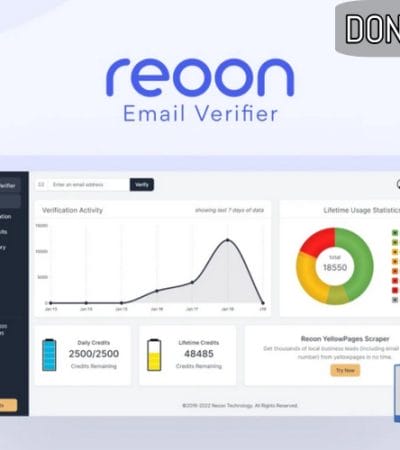 Reoon Email Verifier Lifetime Deal for $79