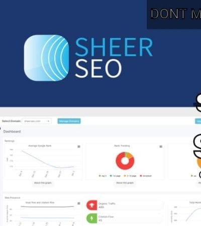SheerSEO Lifetime Deal for $120