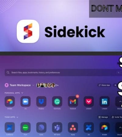 Sidekick Browser Lifetime Deal for $49