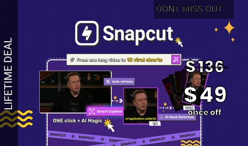 Snapcut Lifetime Deal for $49