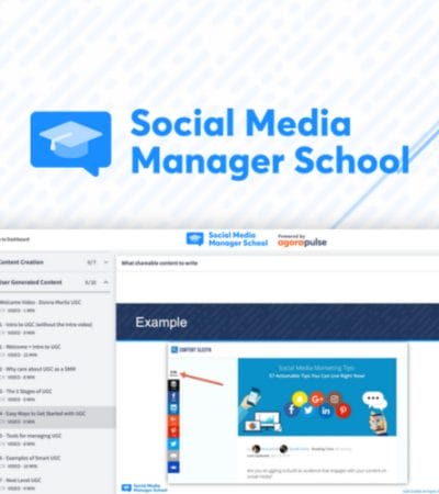 Social Media Manager School Lifetime Deal for $49