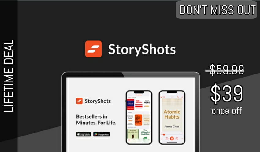 StoryShots Lifetime Deal for $39 StoryShots Lifetime Deal for $39