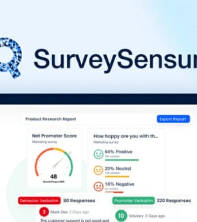 SurveySensum Lifetime Deal for $59