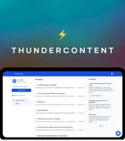 Thundercontent Lifetime Deal for $59