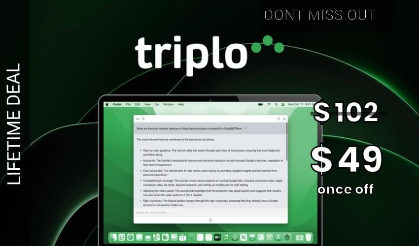 Triplo AI Lifetime Deal for $49