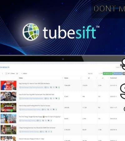 TubeSift Lifetime Deal for $49