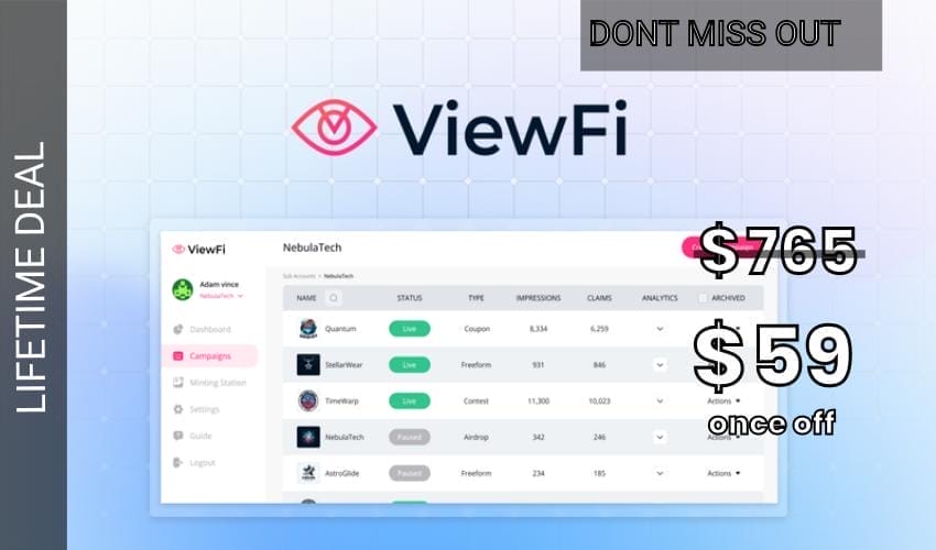 ViewFi - Plus Exclusive Lifetime Deal for $59