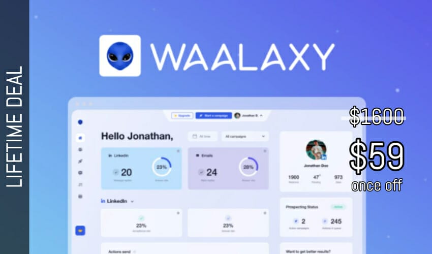 Waalaxy Lifetime Deal for $59