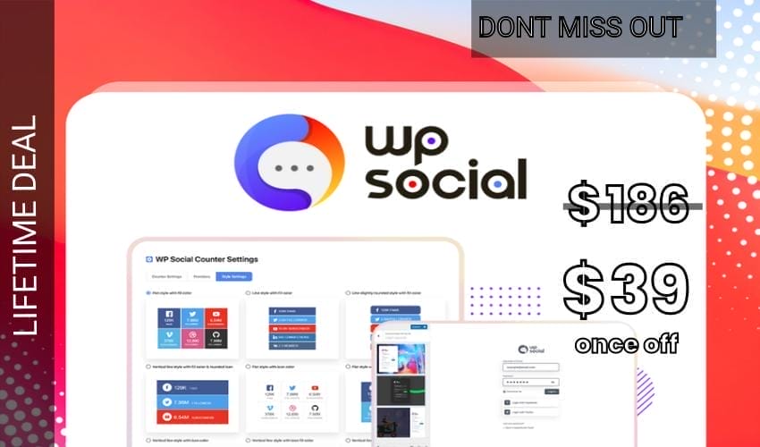 Wp Social Lifetime Deal for $39