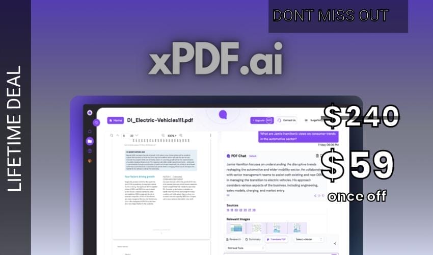 xPDF AI Lifetime Deal for $59