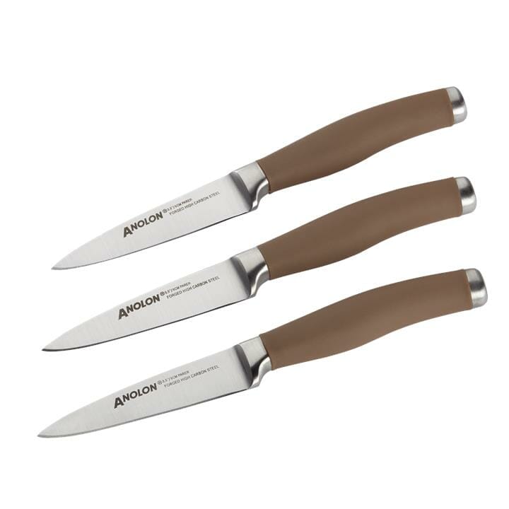 OJAM Cookware Brands - Anolon 3 Piece Paring Knife Set