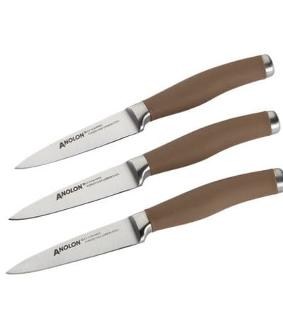 OJAM Cookware Brands - Anolon 3 Piece Paring Knife Set