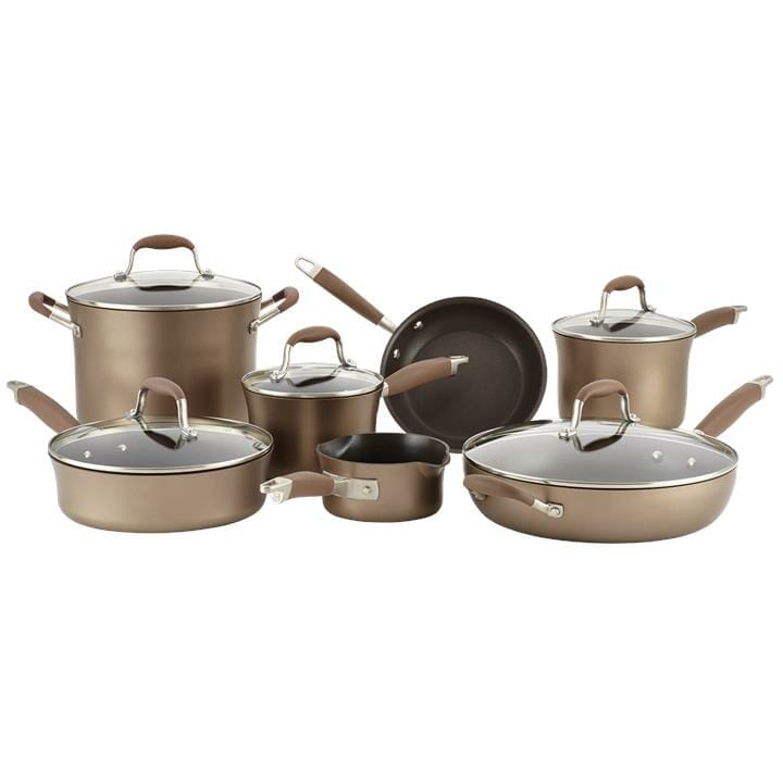 OJAM Cookware Brands - Anolon Advanced Bronze 12 Piece Cookware Set