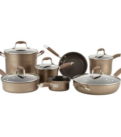 OJAM Cookware Brands - Anolon Advanced Bronze 12 Piece Cookware Set