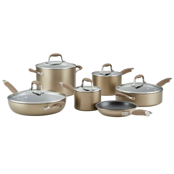 OJAM Cookware Brands - Anolon Advanced Home Bronze 11 Piece Cookware Set