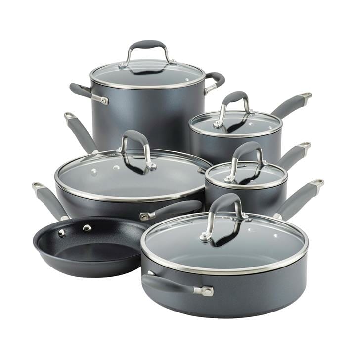 OJAM Cookware Brands - Anolon Advanced Home Moonstone 11 Piece Cookware Set
