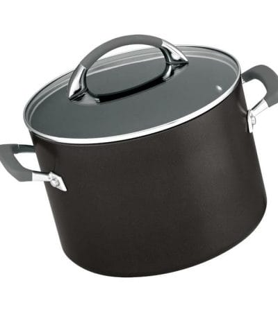 OJAM Cookware Brands - Anolon Endurance+ 24cm/7.6L Stockpot Bonus Pasta Insert