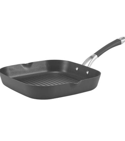 OJAM Cookware Brands - Anolon Endurance+ 28cm Grill Pan with Spouts
